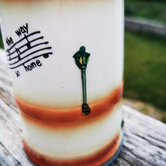 Vintage Drunk Man Show Me The Way to Go Home Porcelain Beer Stein Japan - Picture 8 of 17